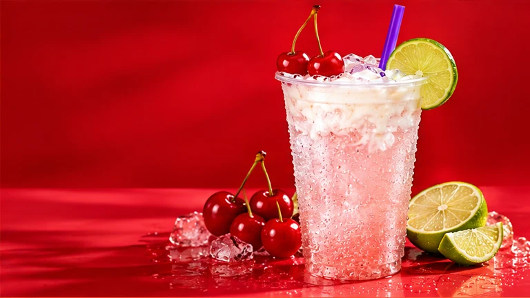 Cherrybomb with its fruit-inspired backdrop